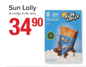 Eurospar Sun lolly is frys selv tilbud