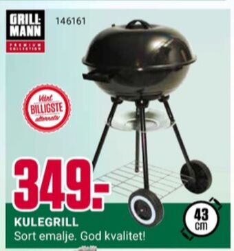 Europris Grillman kulegrill tilbud