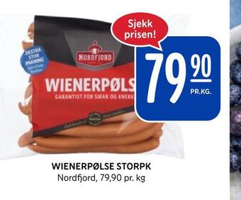 Rema 1000 Wienerpølse storpk tilbud
