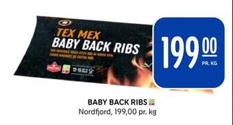 Rema 1000 Baby back ribs tilbud