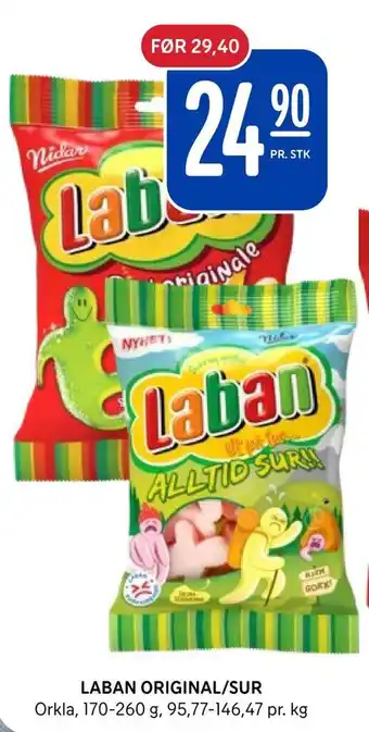 Rema 1000 Laban original/sur tilbud