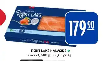Rema 1000 Røkt laks halvside tilbud