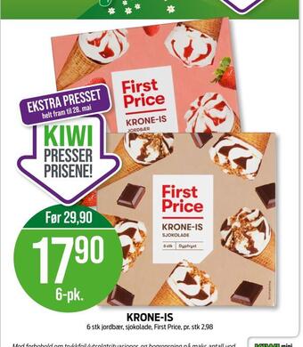 Kiwi Krone-is tilbud