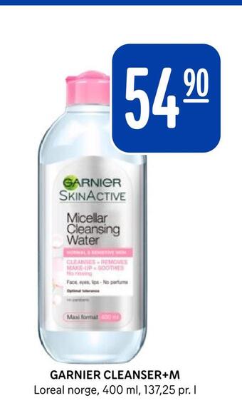 Rema 1000 Garnier cleanser+m tilbud