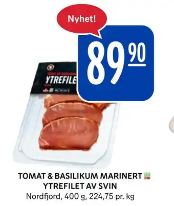 Rema 1000 Tomat & basilikum marinert ytrefilet av svin tilbud