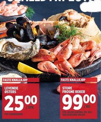Meny Store frosne reker tilbud