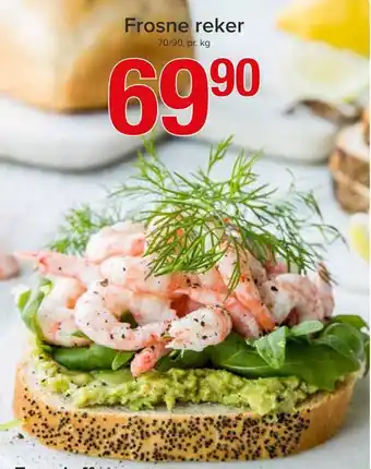 Spar Frosne reker tilbud