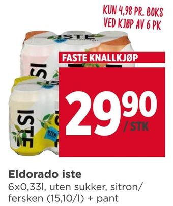 Meny Eldorado iste tilbud