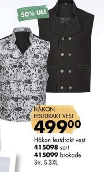 Sparkjøp HAKON FESTDRAKT VEST tilbud