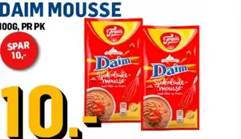 Price Lagerbutikk DAIM MOUSSE tilbud