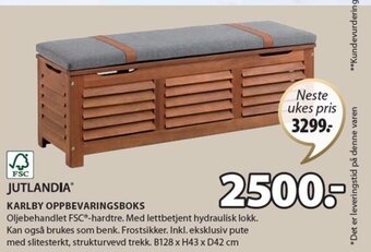 JYSK KARLBY OPPBEVARINGSBOKS tilbud