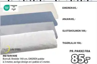 JYSK METERVARE tilbud