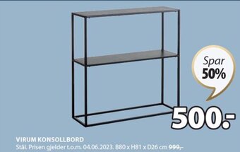 VIRUM KONSOLLBORD