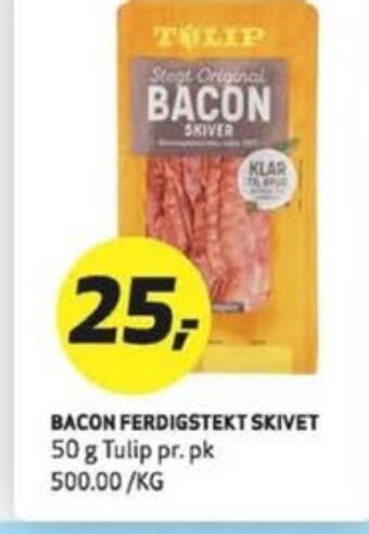 Bunnpris Tulip baconskiver tilbud