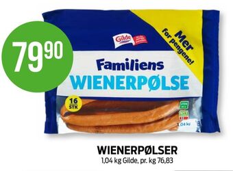 Kiwi Gilde wienerpølser tilbud