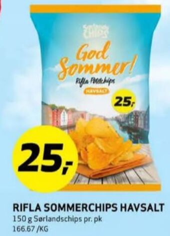 Bunnpris Tynn & sprø chips tilbud