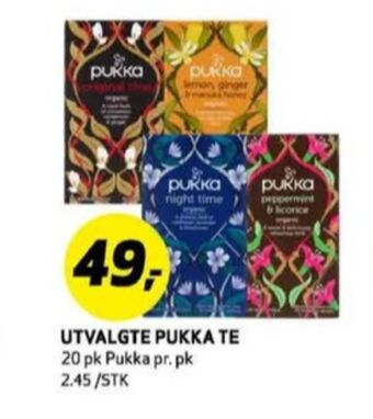 Bunnpris Pukka te tilbud