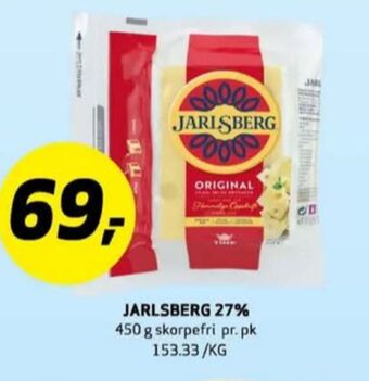 Bunnpris Jarlsberg skæreost tilbud