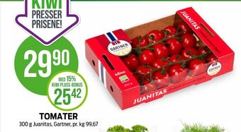 Kiwi Gartner tomater tilbud