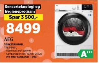 POWER Aeg tørketrommel tilbud