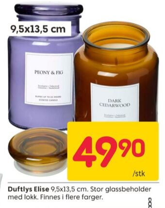 Rusta Ukjent duftlys tilbud