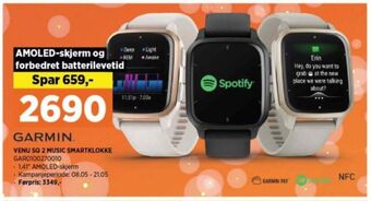 POWER Garmin smartwatch tilbud