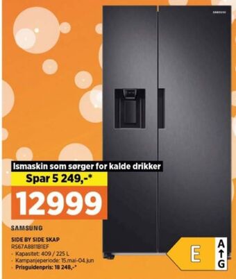 POWER Samsung kjøleskap tilbud