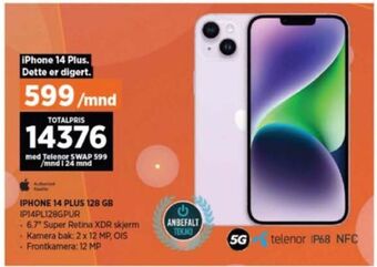 POWER Iphone 14 plus mobiltelefon tilbud