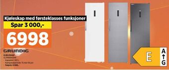 POWER Grundig kjøleskap tilbud
