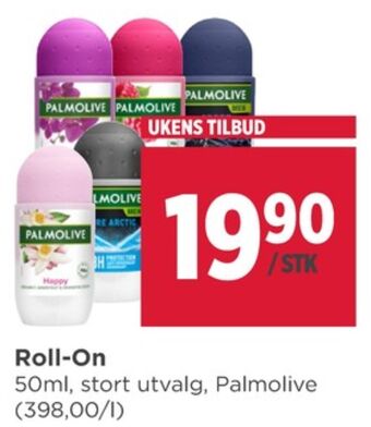 Meny Palmolive roll-on tilbud