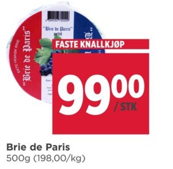 Meny Brie de paris brie tilbud