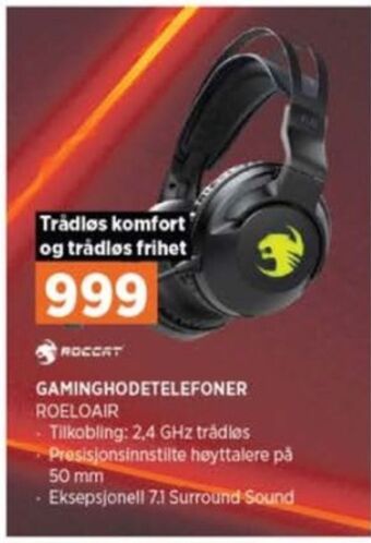 POWER Roccat headset tilbud