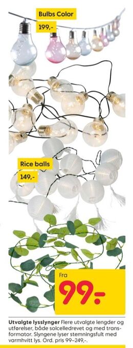 Rusta Ukjent lysslynge tilbud