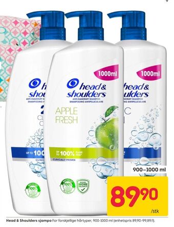 Rusta Head&shoulders shampoo tilbud