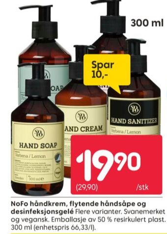 Rusta Nofo håndkrem tilbud