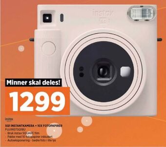 POWER Instax digitalkamera tilbud