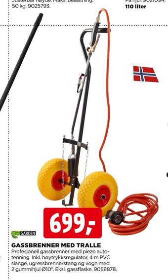 jem & fix Gassbrenner med tralle tilbud