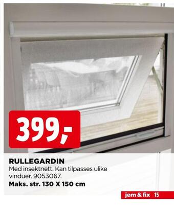 jem & fix Rullegardin tilbud