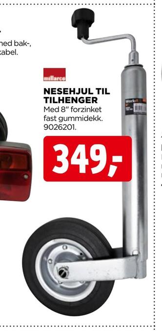 jem & fix Nesehjul til tilhenger tilbud