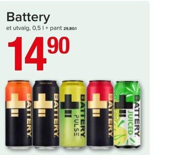 Spar BATTERY tilbud