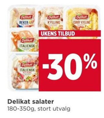 Meny Delikat salater tilbud