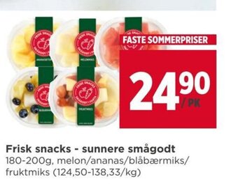 Meny Frisk snacks - sunnere smågodt tilbud