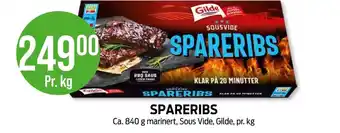 Kiwi SPARERIBS Ca. 600 g sweet BBQ, Folkets, Stekt perfekt, pr. kg tilbud