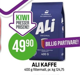 Kiwi ALI KAFFE tilbud