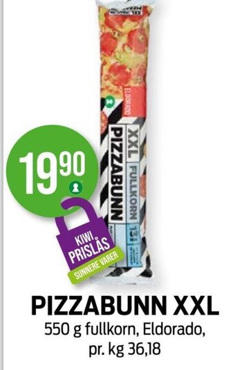 Kiwi PIZZABUNN XXL tilbud