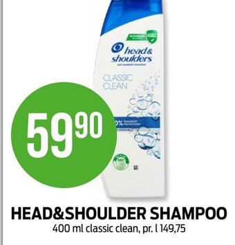 Kiwi HEAD&SHOULDER SHAMPOO tilbud