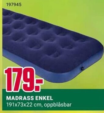Europris MADRASS ENKEL tilbud
