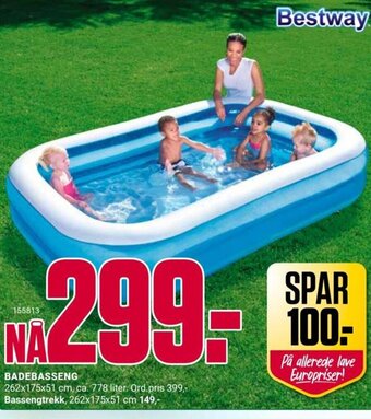 Europris BADEBASSENG tilbud