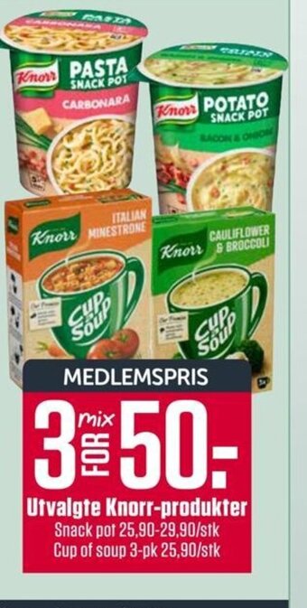 Europris Utvalgte Knorr-produkter tilbud