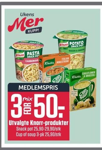 Europris Utvalgte Knorr-produkter tilbud